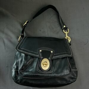 Coach Legacy Ali Turnlock Flap Shoulder Bag F12854